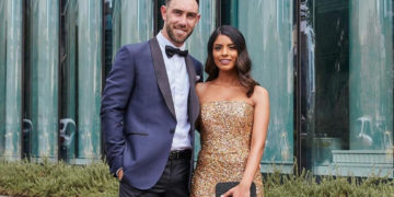 Glenn Maxwell goes all Indian in engagement to Vini Raman