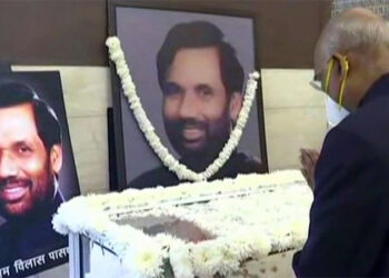 President, PM, other political leaders pay their last respects to Union Minister Ram Vilas Paswan