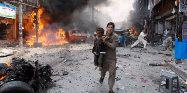 Blast at Pakistani religious school kills seven, wounds more than 80