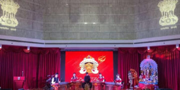 Top diplomats from India, Bangladesh, Nepal join Durga Pooja celebrations by Indian Community in Beijing