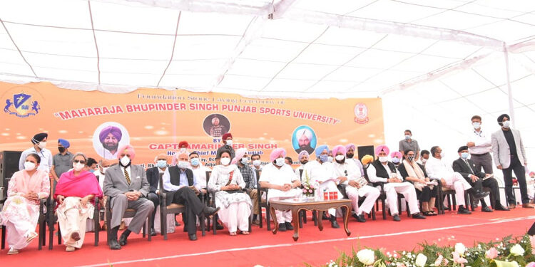 IN DUSSEHRA BOUNTY FOR PATIALA, CM DIGITALLY LAYS FOUNDATION STONE OF SPORTS UNIVERSITY & NEW BUS STAND