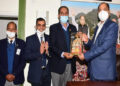 CM honours Police Inspector Mahinder Kumar Sharma
