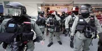 Hong Kong arrested 10,039 over past year for protests, violence