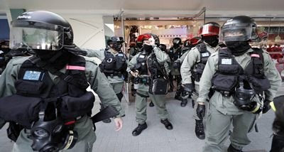 Hong Kong arrested 10,039 over past year for protests, violence