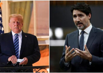 Canada’s prime minister discusses coronavirus situation with Trump
