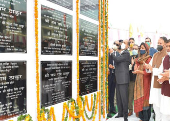 CM dedicates projects of Rs. 80.60 crore for Bhoranj Vidhan Sabha area