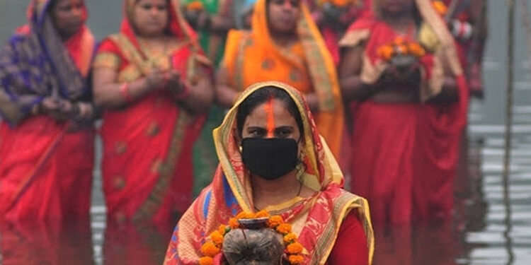 Chhath Puja being celebrated with traditional fervour & devotion