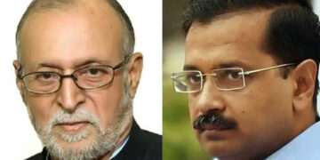 Delhi LG Governor meets CM to review COVID-19 situation