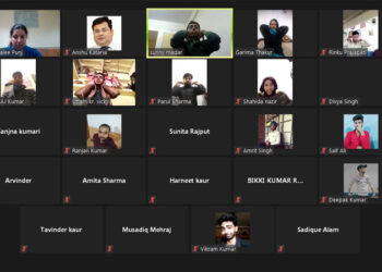 A Virtual  Workshop held at Aryans by Art of Living