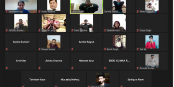 A Virtual  Workshop held at Aryans by Art of Living