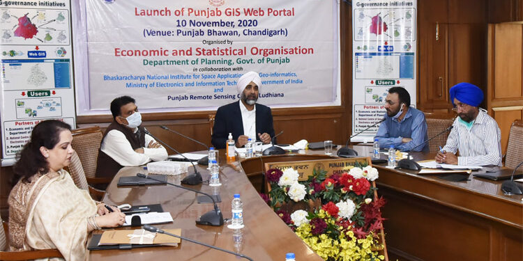 FM LAUNCHES TWO GIS PORTALS FOR EFFECTIVE DECISION MAKING AND PLANNING OF RESOURCES IN PUNJAB