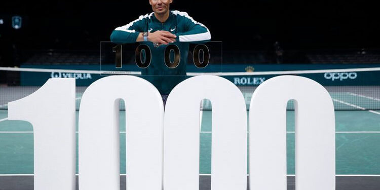 Nadal survives Lopez scare in Paris to claim 1,000th win