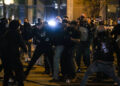 Violence erupts in Washington as protesters clash with Trump supporters