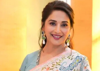 Madhuri Dixit goes back to work, shares glimpse from set with motivational note: ‘Bring your world together’