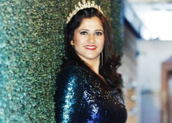 Beauty Queen, North India Dr. Ranjana Sharma interacts with Aryans Students