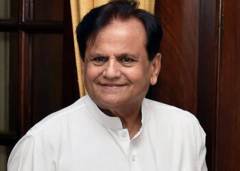 Cheema condoled the death of Ahmad Patel.