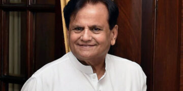 Cheema condoled the death of Ahmad Patel.