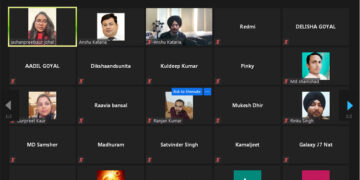 Aryans College of Law organized online Speech competition on this occasion