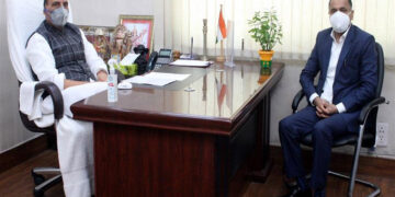 CM Calls on Union Raksha Mantri