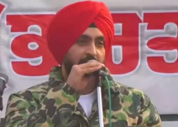 Diljit Dosanjh joins farmers’ protest at Singhu border
