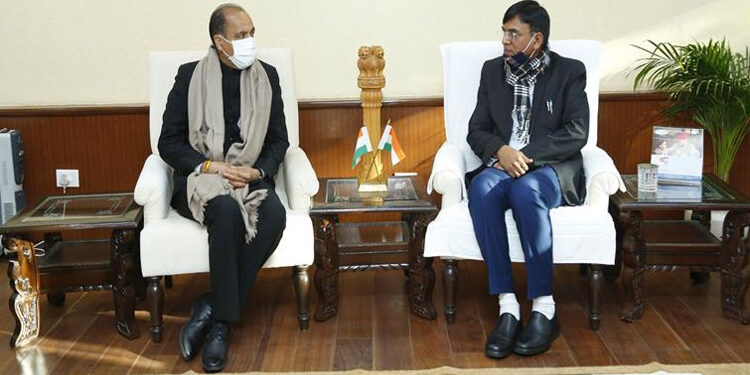 CM requests Union Minister of State for Chemicals and Fertilizers for setting up of Bulk Drug Pharm