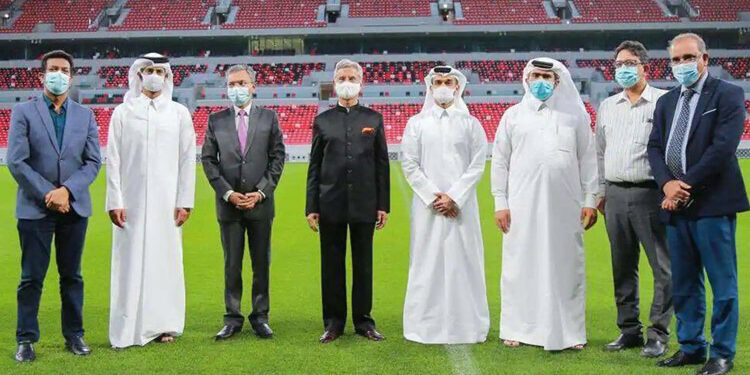 EAM S Jaishankar visits 2022 World Cup venue in Qatar