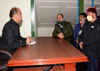 Delegation of Pangi-Bharmour area calls on Chief Minister