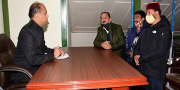 Delegation of Pangi-Bharmour area calls on Chief Minister