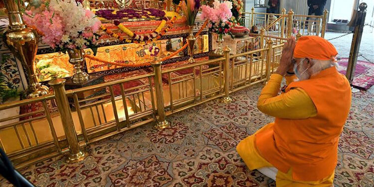 Country will mark 400th Parkash Parv of Guru Teg Bahadur in a historic manner to celebrate his ideals, says PM Modi