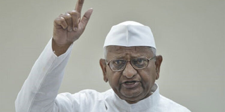 Anna Hazare to launch agitation in support of farmers in Delhi next month