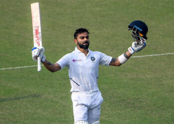 Virat Kohli managed to close the gap on Steve Smith at the top of the MRF ICC Men’s test Batting Rankings