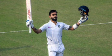 Virat Kohli managed to close the gap on Steve Smith at the top of the MRF ICC Men’s test Batting Rankings