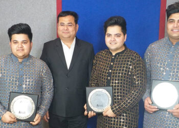 Punjabi Singers Ali Brothers enthralls Aryans students