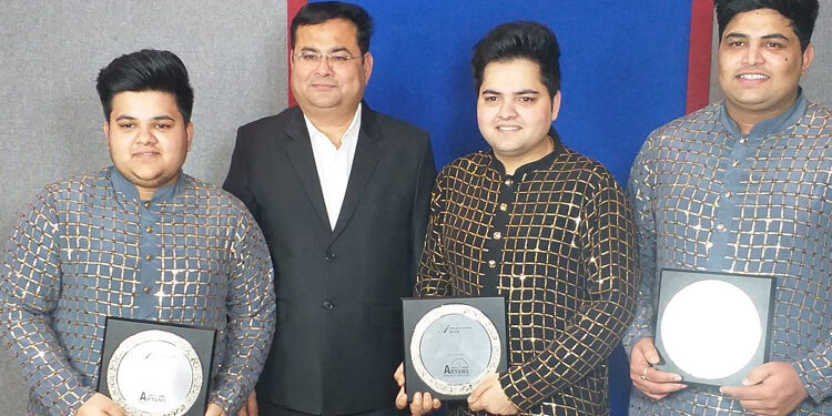 Punjabi Singers Ali Brothers enthralls Aryans students