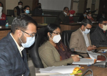 DC REVIEWS IMPLEMENTATION OF PROJECTS WORTH RS 126 CRORE UNDER PHASE-II OF URBAN ENVIRONMENT IMPROVEMENT PROGRAM