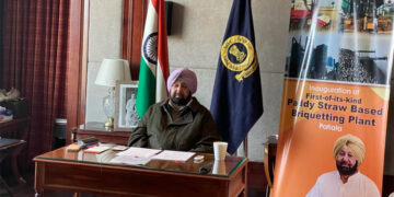 CAPT AMARINDER INAUGURATES INDIA’S 1ST-OF-ITS-KIND PADDY STRAW BASED BRIQUETTING PLANT IN PATIALA