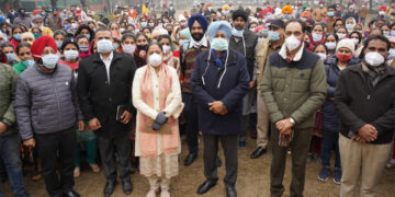 Balbir Sidhu hands over appointment letters to 114 staff nurses & 93 multipurpose health workers (female)