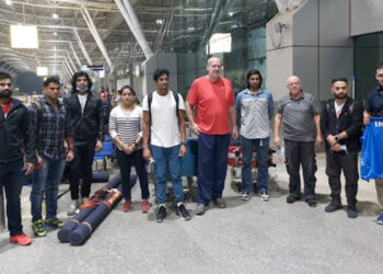 Team of elite javelin throwers arrive in Bhubaneswar Camp for Tokyo Olympics 2021 to commence at Kalinga Stadium
