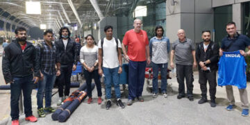 Team of elite javelin throwers arrive in Bhubaneswar Camp for Tokyo Olympics 2021 to commence at Kalinga Stadium