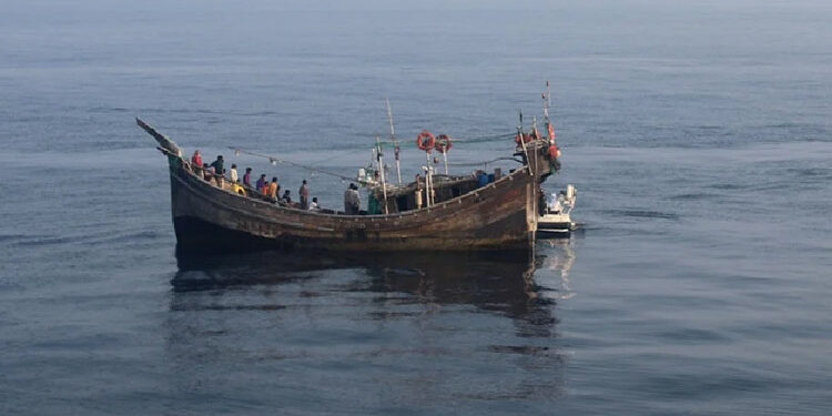 19 Bangladeshi fishermen rescued by the India Coast Guard