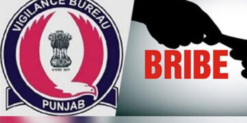Vigilance nabs sanitary inspector for taking bribe of Rs. 5000
