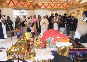 Bibi Jagir Kaur prays for success of Kisan Sangharsh after conducting Sri Akhand Path Sahib